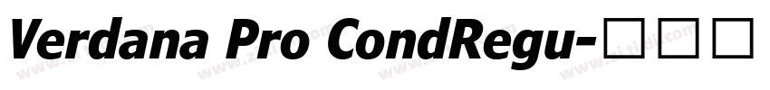 Verdana Pro CondRegu字体转换